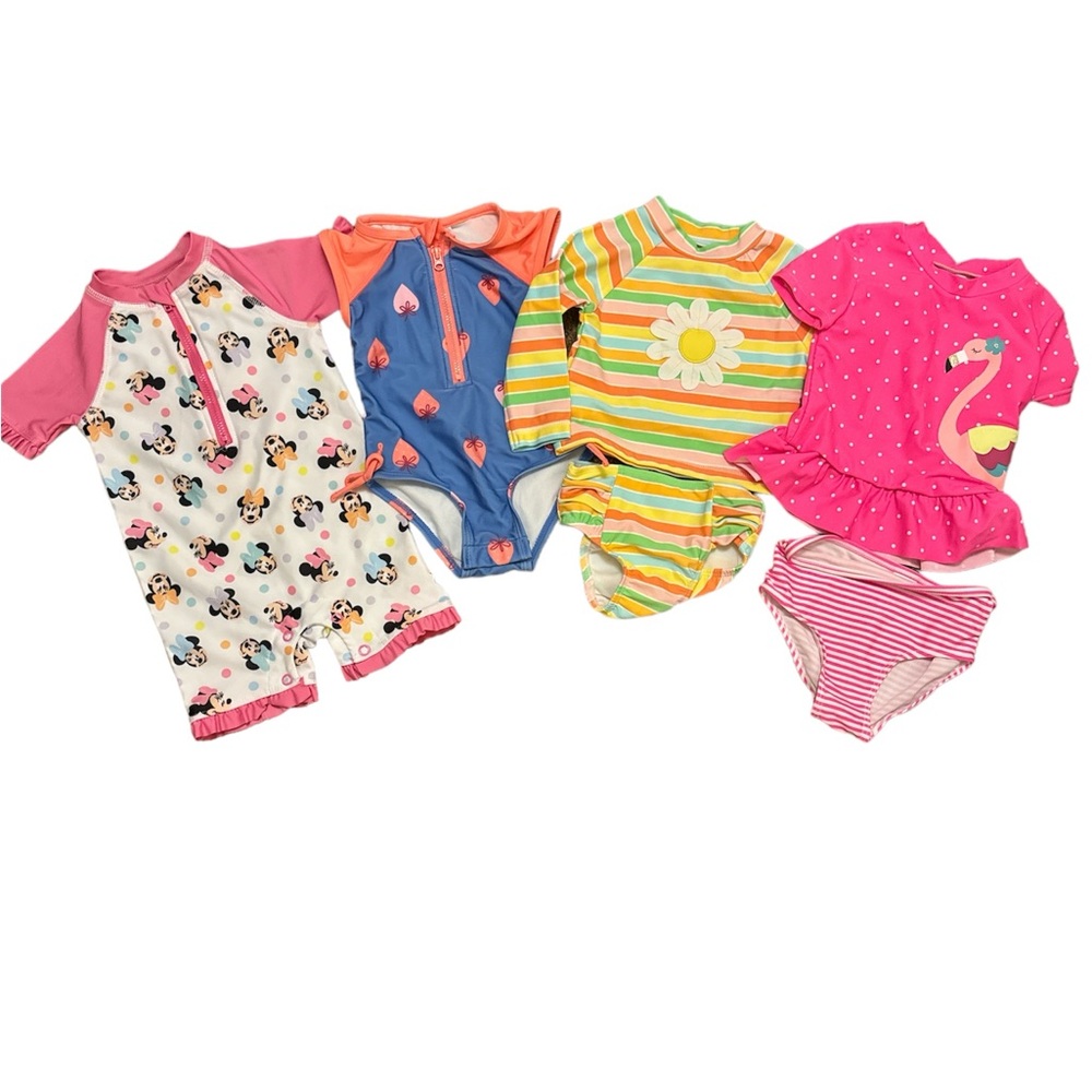 Baby girl 12 months swim bundle